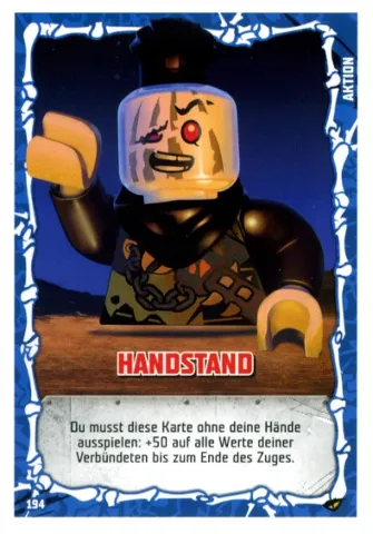 NINJAGO Trading Card Game (German) Series 4 - # 194 Handstand