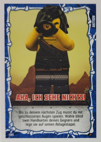 NINJAGO Trading Card Game (German) Series 4 - # 195 Aha, ich sehe nichts!