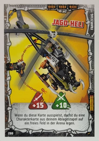 NINJAGO Trading Card Game (German) Series 4 - # 200 Jagd-Heli