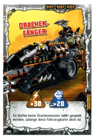 NINJAGO Trading Card Game (German) Series 4 - # 201 Drachen-Fänger