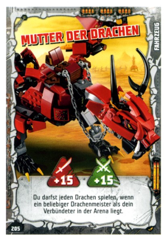NINJAGO Trading Card Game (German) Series 4 - # 205 Mutter der Drachen