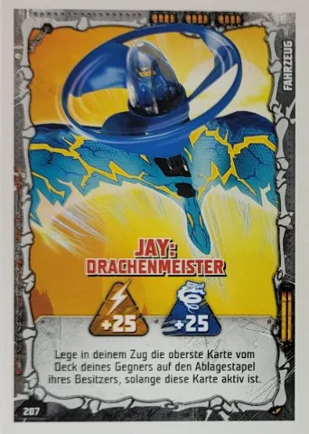 NINJAGO Trading Card Game (German) Series 4 - # 207 Jay: Drachenmeister