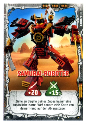 NINJAGO Trading Card Game (German) Series 4 - # 211 Samurai-Roboter