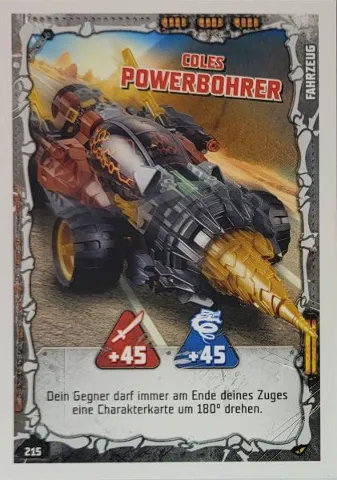 NINJAGO Trading Card Game (German) Series 4 - # 215 Coles Powerbohrer