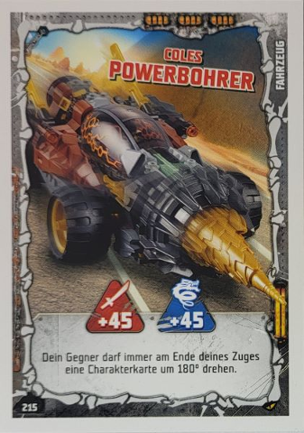 NINJAGO Trading Card Game (German) Series 4 - # 215 Coles Powerbohrer