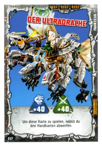 NINJAGO Trading Card Game (German) Series 4 - # 217 Der Ultradrache