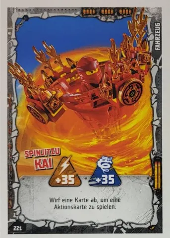 NINJAGO Trading Card Game (German) Series 4 - # 221 Spinjitzu Kai