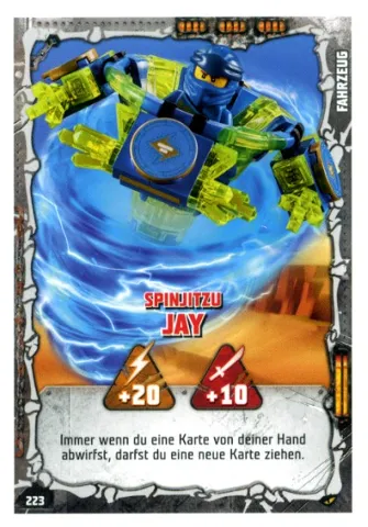 NINJAGO Trading Card Game (German) Series 4 - # 223 Spinjitzu Jay
