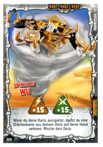 NINJAGO Trading Card Game (German) Series 4 - # 224 Spinjitzu Wu