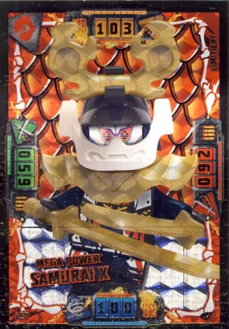 NINJAGO Trading Card Game (German) Series 4 - # LE7 Mega Power Samurai X