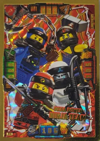 NINJAGO Trading Card Game (German) Series 4 - # LE8 Mega Power Ninja Team