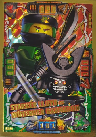 NINJAGO Trading Card Game (German) Series 4 - # LE10 Starker Lloyd vs Wütender Garmadon