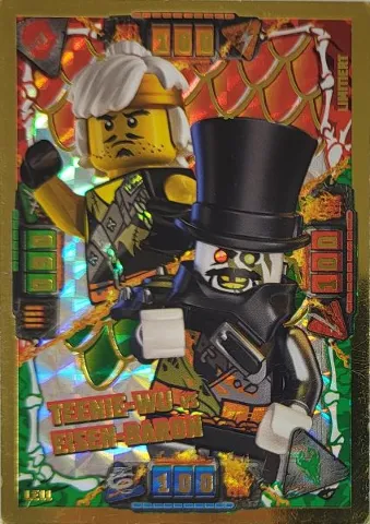 NINJAGO Trading Card Game (German) Series 4 - # LE11 Teenie-Wu vs Eisen-Baron