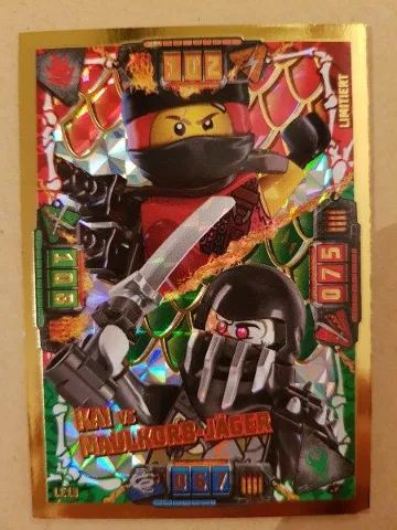 NINJAGO Trading Card Game (German) Series 4 - # LE13 Kai vs Maulkorb-Jäger