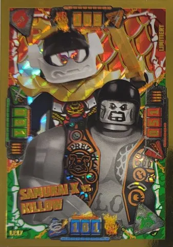 NINJAGO Trading Card Game (German) Series 4 - # LE17 Samurai X vs Killow