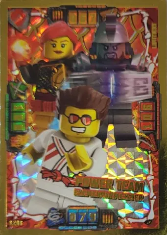 NINJAGO Trading Card Game (German) Series 4 - # LE18 Power Team Elementarmeister