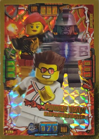 NINJAGO Trading Card Game (German) Series 4 - # LE18 Power Team Elementarmeister