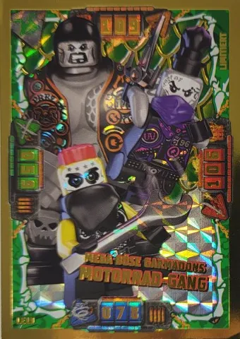 NINJAGO Trading Card Game (German) Series 4 - # LE19 Mega Böse Garmadons Motorrad-Gang