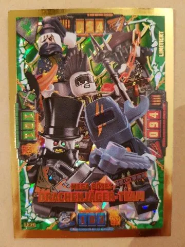 NINJAGO Trading Card Game (German) Series 4 - # LE20 Mega Böses Drachenjäger-Team