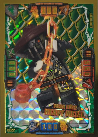 NINJAGO Trading Card Game (German) Series 4 - # LE22 Mega Böse Heavy Metal