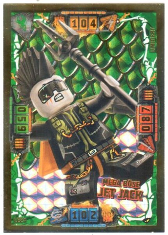 NINJAGO Trading Card Game (German) Series 4 - # LE24 Mega Böse Jet Jack
