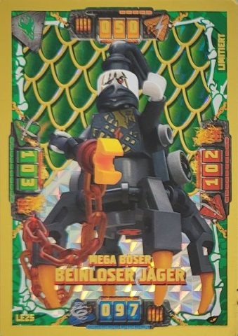 NINJAGO Trading Card Game (German) Series 4 - # LE25 Mega Böser Beinloser Jäger