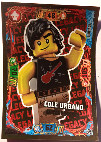 NINJAGO Trading Card Game (Portuguese) Series 4 - # LE15 Cole Urbano Edição Limitada