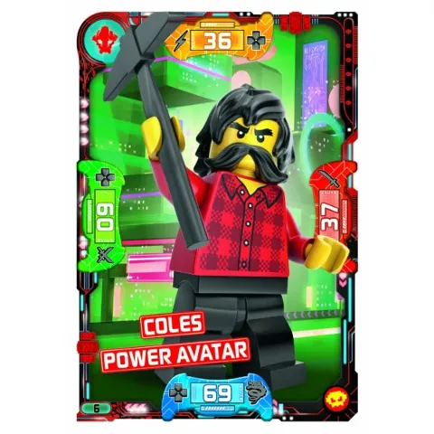 NINJAGO Trading Card Game (German) Series 5 (Next Level) - # 6 Coles Power Avatar