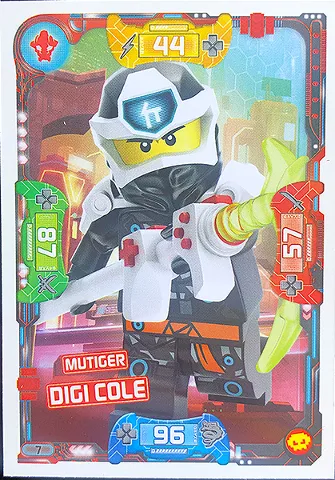 NINJAGO Trading Card Game (German) Series 5 (Next Level) - # 7 Mutiger Digi Cole