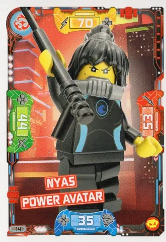 NINJAGO Trading Card Game (German) Series 5 (Next Level) - # 14 Nyas Power Avatar