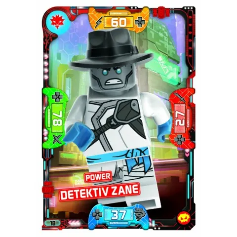 NINJAGO Trading Card Game (German) Series 5 (Next Level) - # 18 Power Detektiv Zane