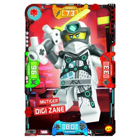 NINJAGO Trading Card Game (German) Series 5 (Next Level) - # 19 Mutiger Digi Zane