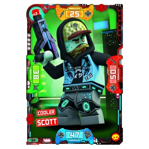 NINJAGO Trading Card Game (German) Series 5 (Next Level) - # 34 Cooler Scott