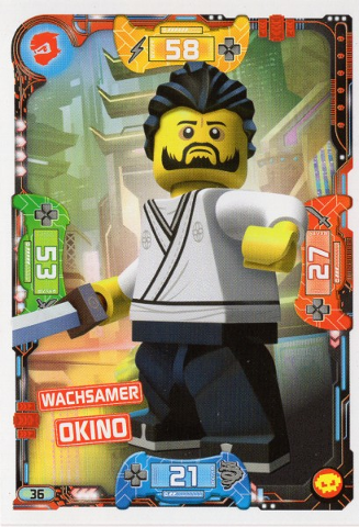 NINJAGO Trading Card Game (German) Series 5 (Next Level) - # 36 Wachsamer Okino
