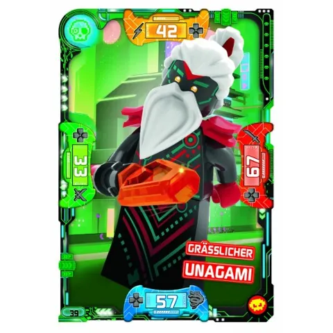 NINJAGO Trading Card Game (German) Series 5 (Next Level) - # 39 Grässlicher Unagami