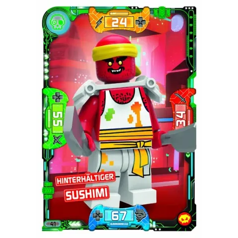 NINJAGO Trading Card Game (German) Series 5 (Next Level) - # 41 Hinterhältiger Sushimi