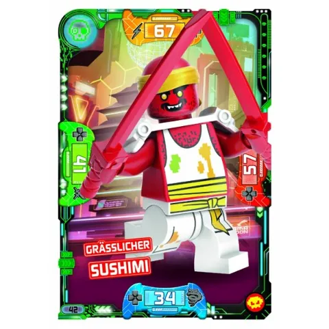 NINJAGO Trading Card Game (German) Series 5 (Next Level) - # 42 Grässlicher Sushimi