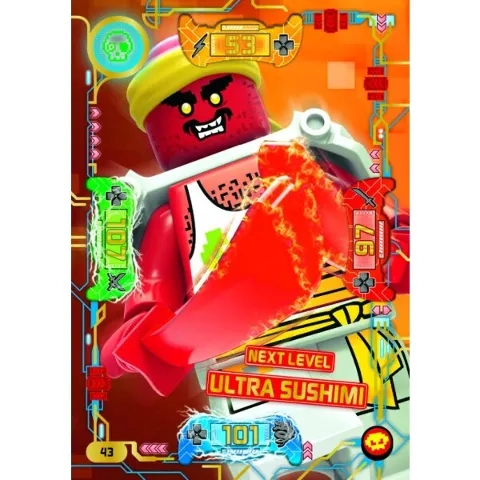 NINJAGO Trading Card Game (German) Series 5 (Next Level) - # 43 Next Level Ultra Sushimi
