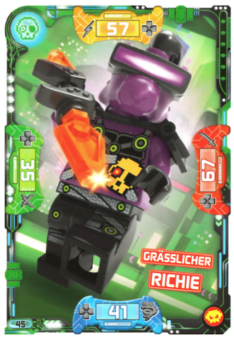 NINJAGO Trading Card Game (German) Series 5 (Next Level) - # 45 Grässlicher Richie