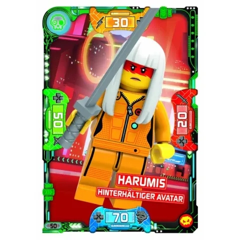 NINJAGO Trading Card Game (German) Series 5 (Next Level) - # 50 Harumis Hinterhältiger Avatar