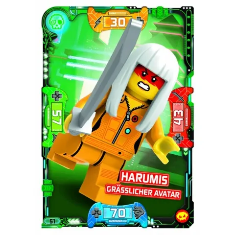 NINJAGO Trading Card Game (German) Series 5 (Next Level) - # 51 Harumis Grässlicher Avatar