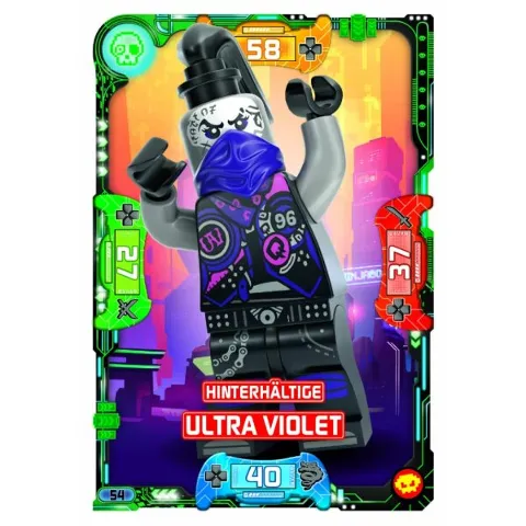 NINJAGO Trading Card Game (German) Series 5 (Next Level) - # 54 Hinterhältiger Ultra Violet