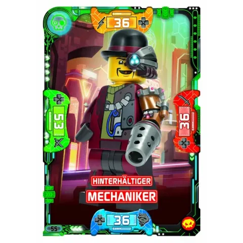 NINJAGO Trading Card Game (German) Series 5 (Next Level) - # 55 Hinterhältiger Mechaniker