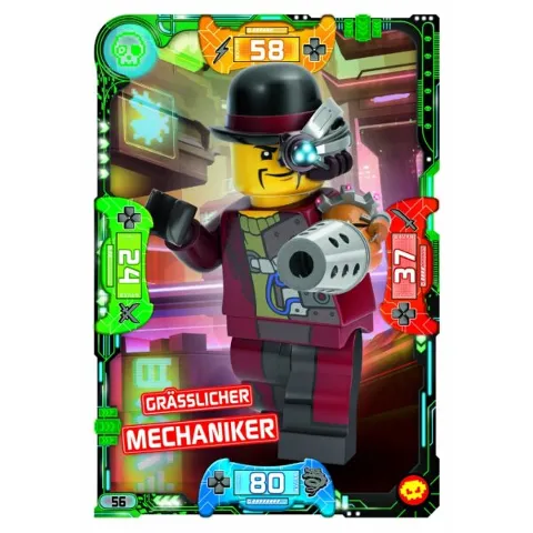 NINJAGO Trading Card Game (German) Series 5 (Next Level) - # 56 Grässlicher Mechaniker