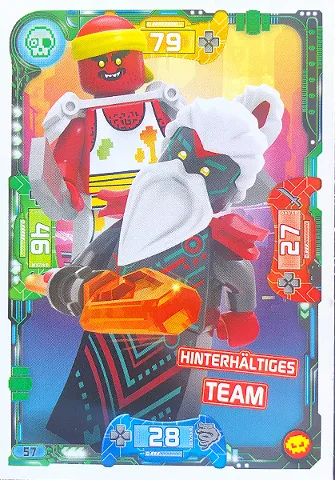 NINJAGO Trading Card Game (German) Series 5 (Next Level) - # 57 Hinterhältiges Team