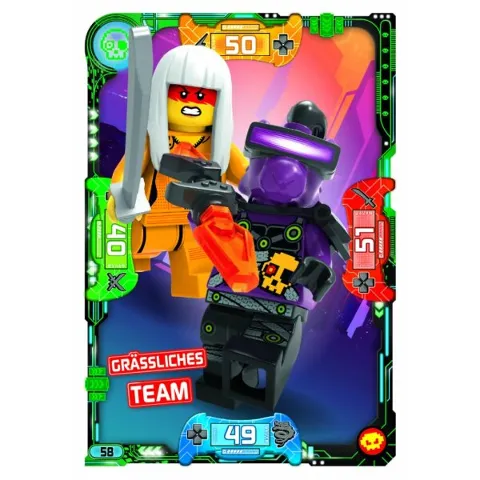 NINJAGO Trading Card Game (German) Series 5 (Next Level) - # 58 Grässliches Team