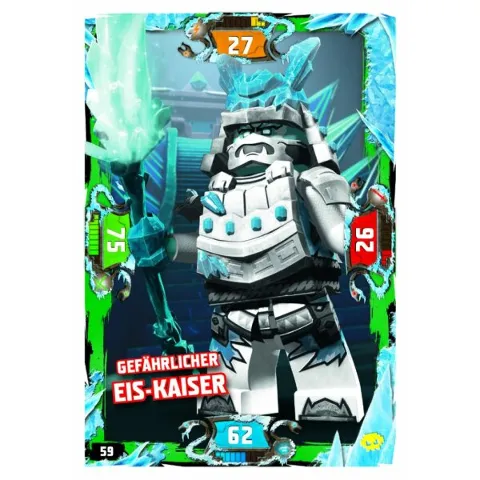 NINJAGO Trading Card Game (German) Series 5 (Next Level) - # 59 Gefährlicher Eis-Kaiser