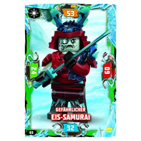 NINJAGO Trading Card Game (German) Series 5 (Next Level) - # 65 Gefährlicher Eis-Samurai