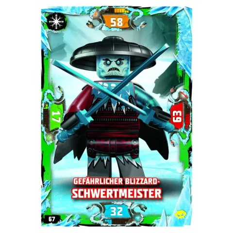 NINJAGO Trading Card Game (German) Series 5 (Next Level) - # 67 Gefährlicher Blizzard-Schwertmeister