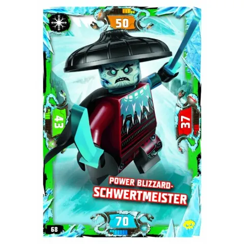 NINJAGO Trading Card Game (German) Series 5 (Next Level) - # 68 Power Blizzard-Schwertmeister